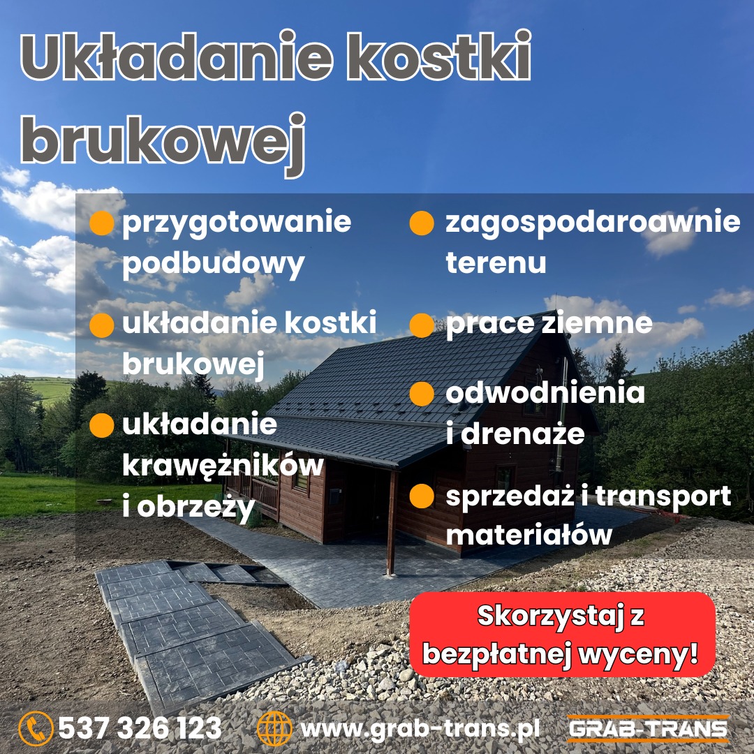 Układanie kostki brukowej