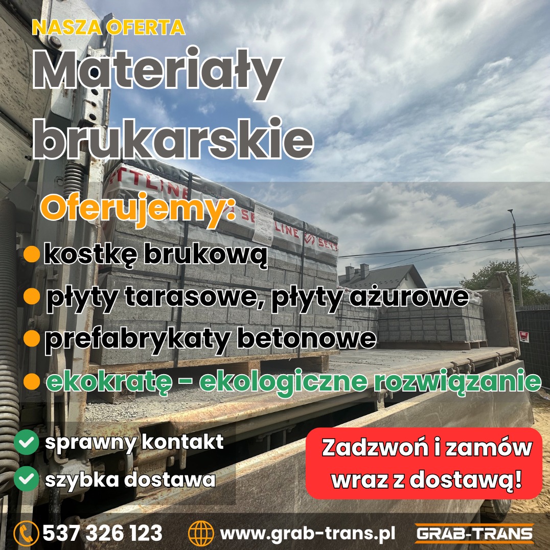 Materiały brukarskie