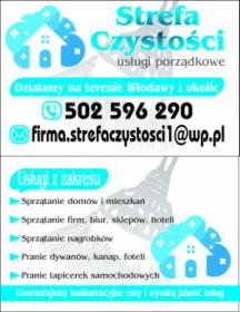 Strefa Czystości -Usługi sprzątające - Sprzątanie biur Włodawa