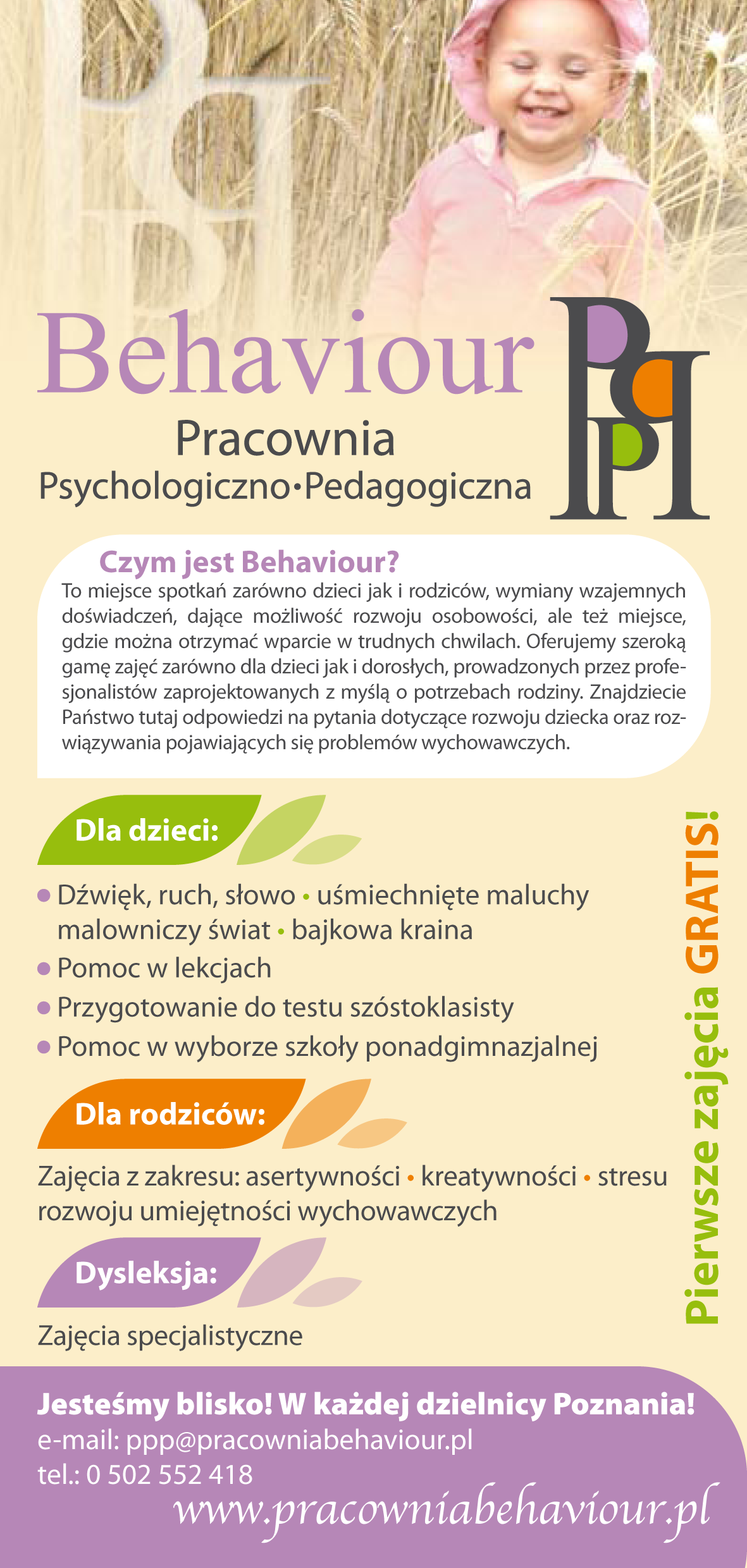 Zajęcia dla dzieci i rodziców.