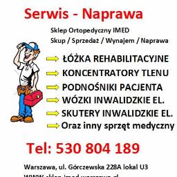 Serwis-Naprawa Sprzętu Rehabilitacyjnego Warszawa
