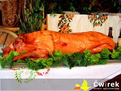 Catering wesela przyjecia KROJENIE PROSIAKA