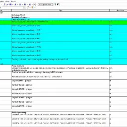 Zrzut ekranu programu kosztorysowego z listą pozycji dotyczących instalacji elektrycznych, w tym montażu rozdzielnic, tras kablowych i układania kabli.