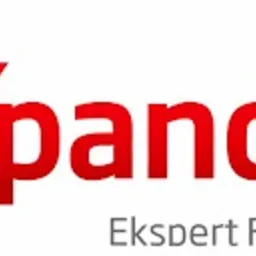 Logo firmy Expander, eksperta finansowego, z charakterystycznym czerwonym 'x' i żółto-pomarańczowym elementem graficznym.