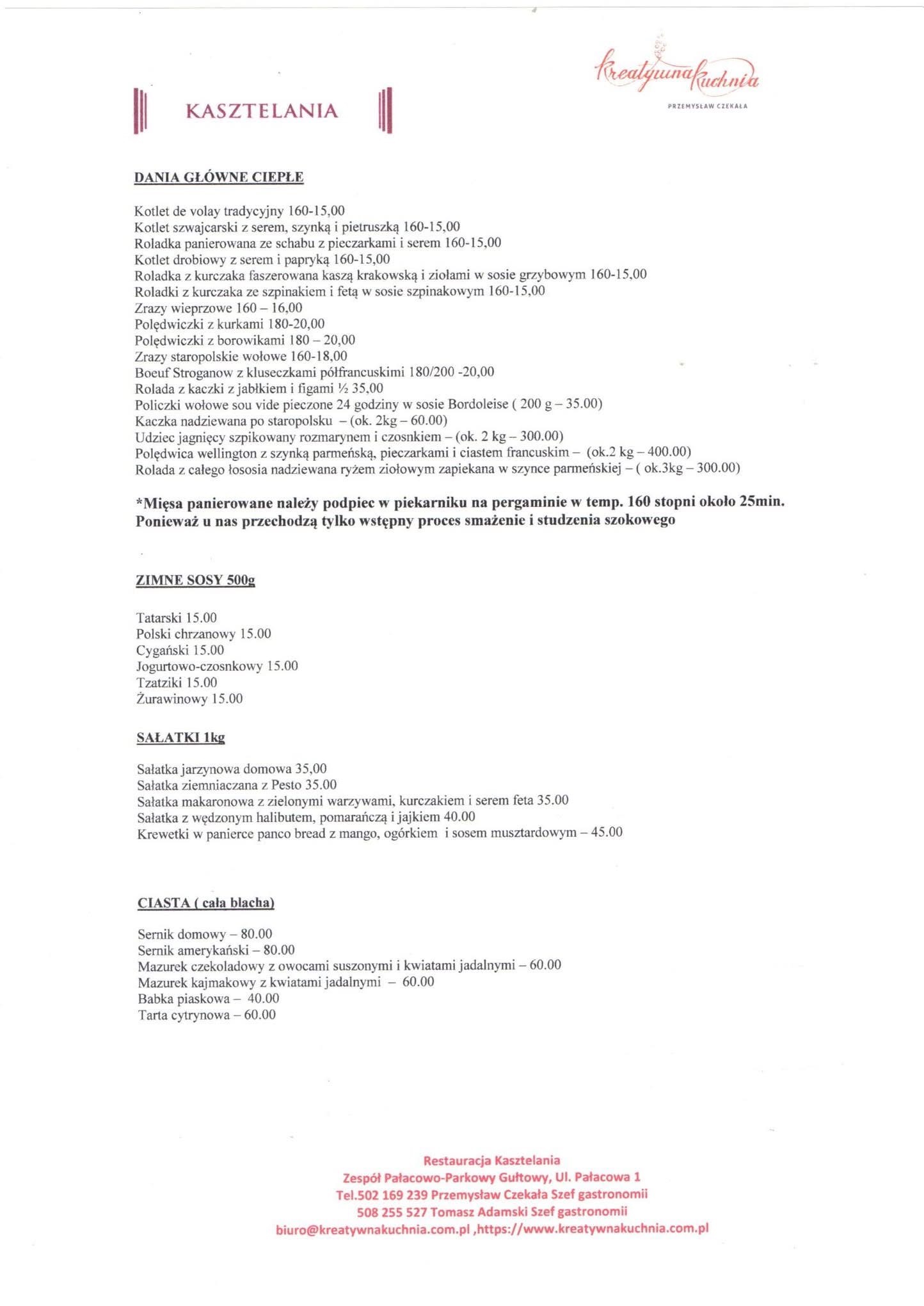 Catering wielkanocny 2025