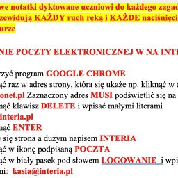 Przykładowe dyktowane notatki