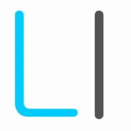 Logo firmy ELINZ z niebieskimi i szarymi elementami graficznymi na białym tle.