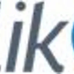 Logo firmy 'blik' z elementem graficznym przysłony aparatu w kolorach niebiesko-fioletowych.