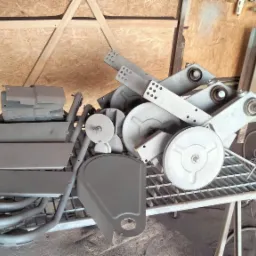 Piaskowanie elementów glebogryzarek