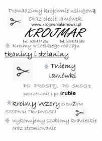 KROJMAR - Krojownia Stara gadka