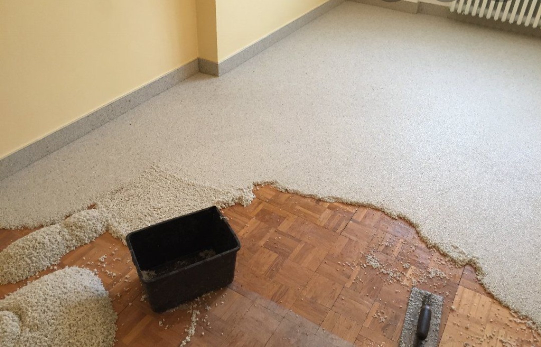 Wewnątrz mieszkania na istniejącej podloze (system zamknięty)