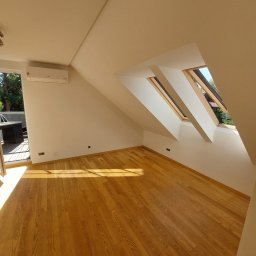 Malowanie poddasza metodą tradycyjną 