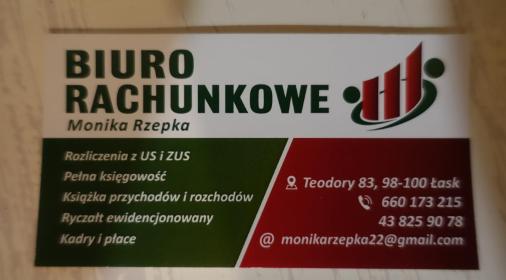 Biuro Rachunkowe Monika Rzepka - Rozliczanie Firmy Łask