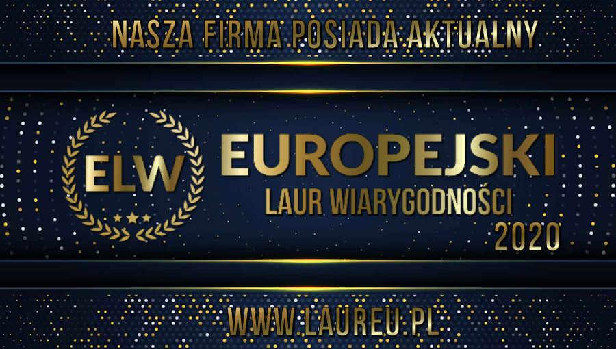 Laur wiarygodności dla naszej firmy Biura Usług BHP