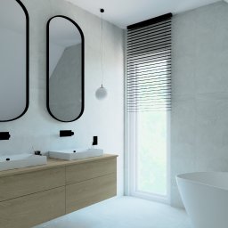 Projekt łazienki - minimalizm