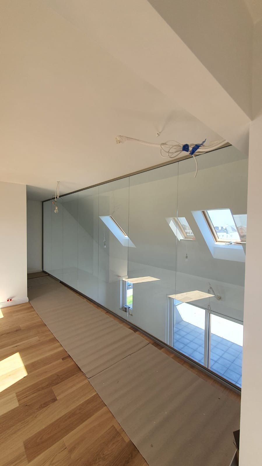 Przeszklenie na antresoli