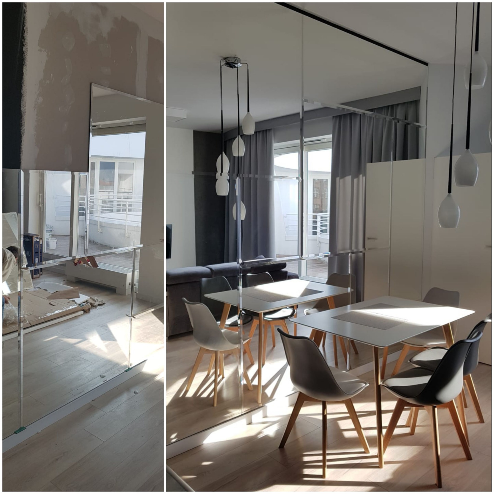 Panele lustrzane na wymiar