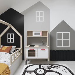 Projekt pokoju dla 3 latka. Nowoczesne Aranżacje inspiracje pokoi dziecięcych 2022
Łóżko domek