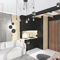 Qualita Interno Projekty i aranżacje małych apartamentów pod wynajem na booking