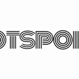 Logo OTSPOL z geometrycznym fontem, czarne linie na białym tle.