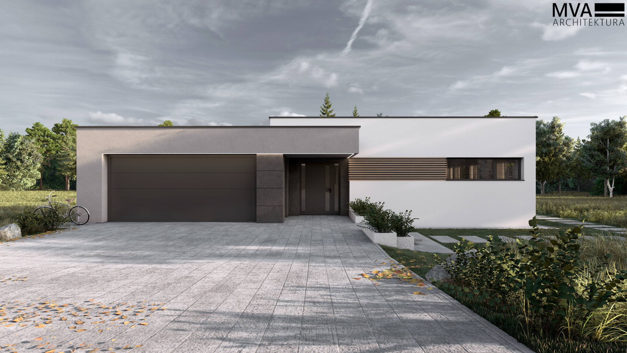 Projekt minimalistycznego domu w Katowicach