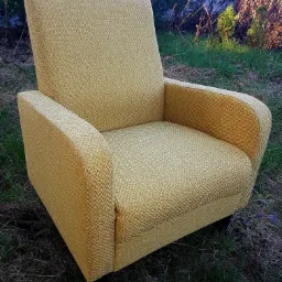 Fotel po tapicerowaniu.