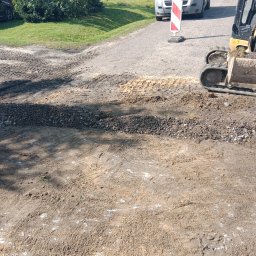Naprawa drogi po przyłączu 