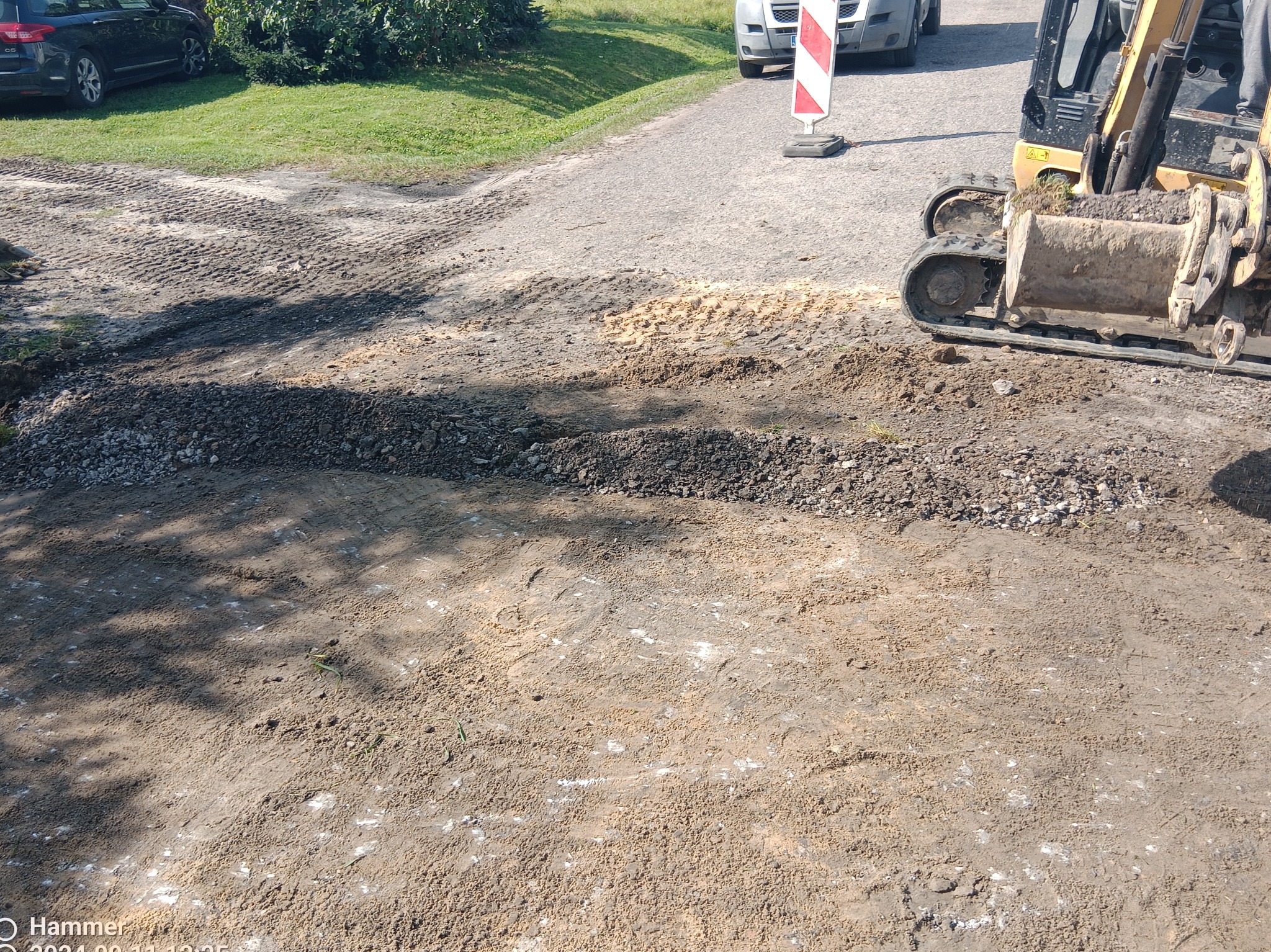 Naprawa drogi po przyłączu