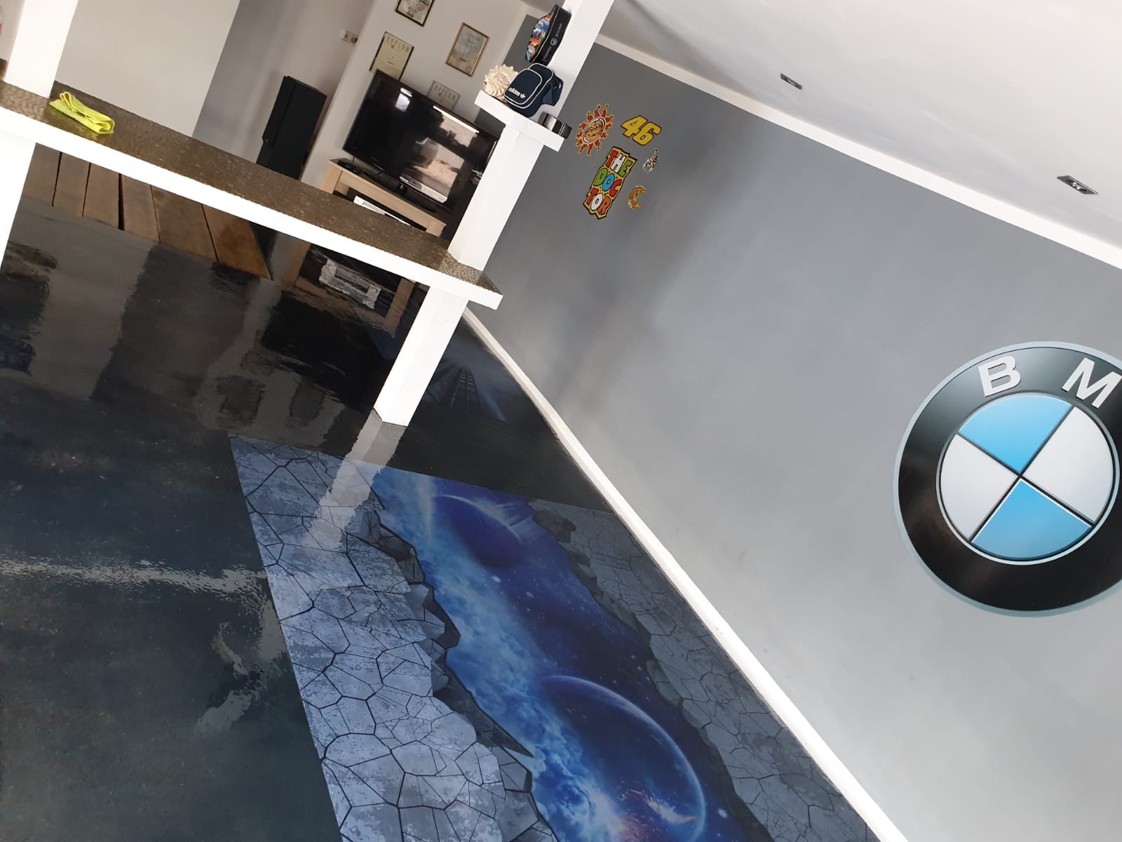 Podloga zywiczna z efektem 3d