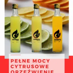 Cytrynówka Sohrau lemon, limonkówka Sohrau lime, likier z pomarańczy z papryczką habanero Sohrau orange&habanero