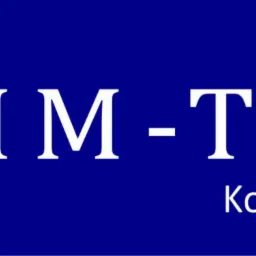 Logo firmy Klim-Tech Konrad Oleksiak na ciemnoniebieskim tle, biały napis z okrągłym elementem graficznym.