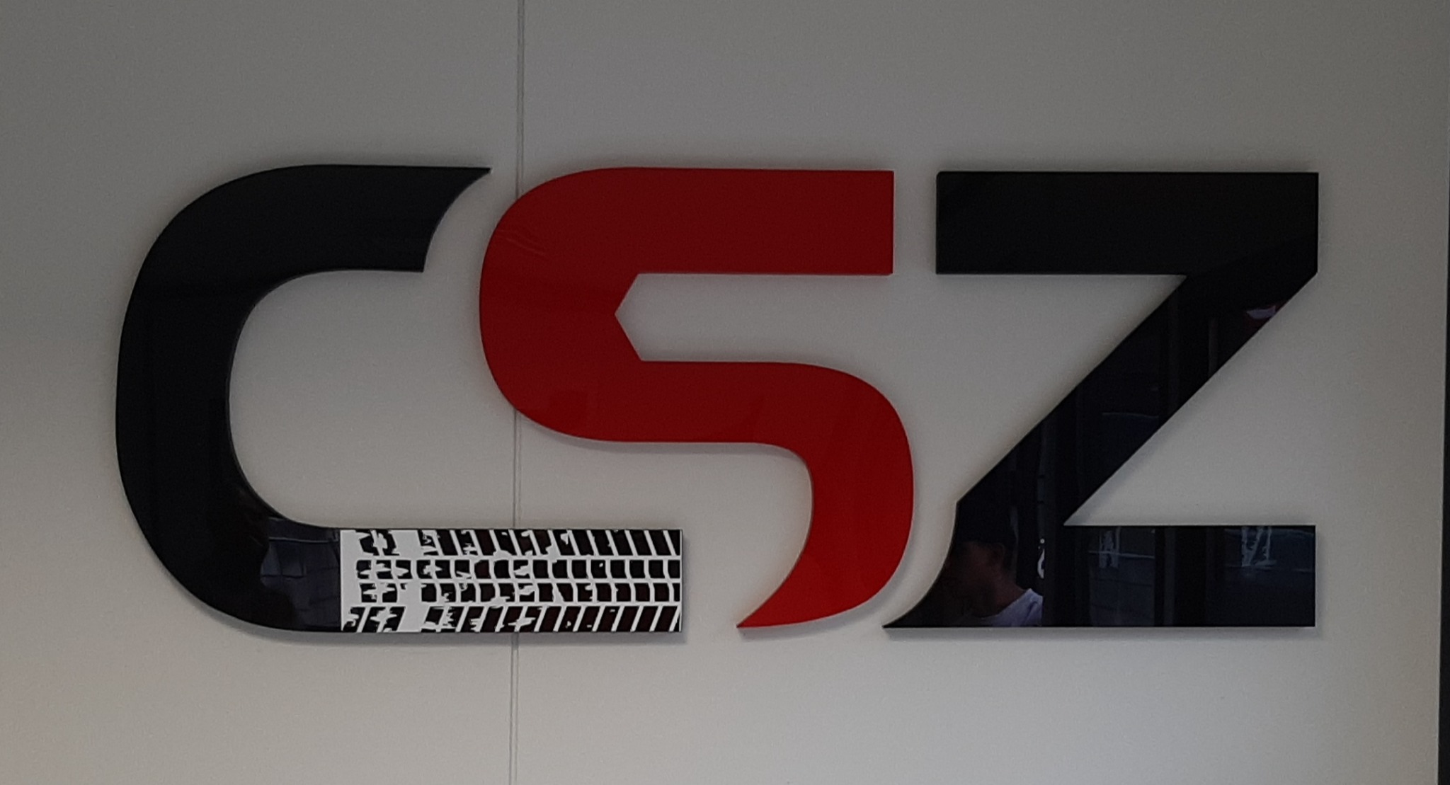 Logo 3D styrodur + plexi