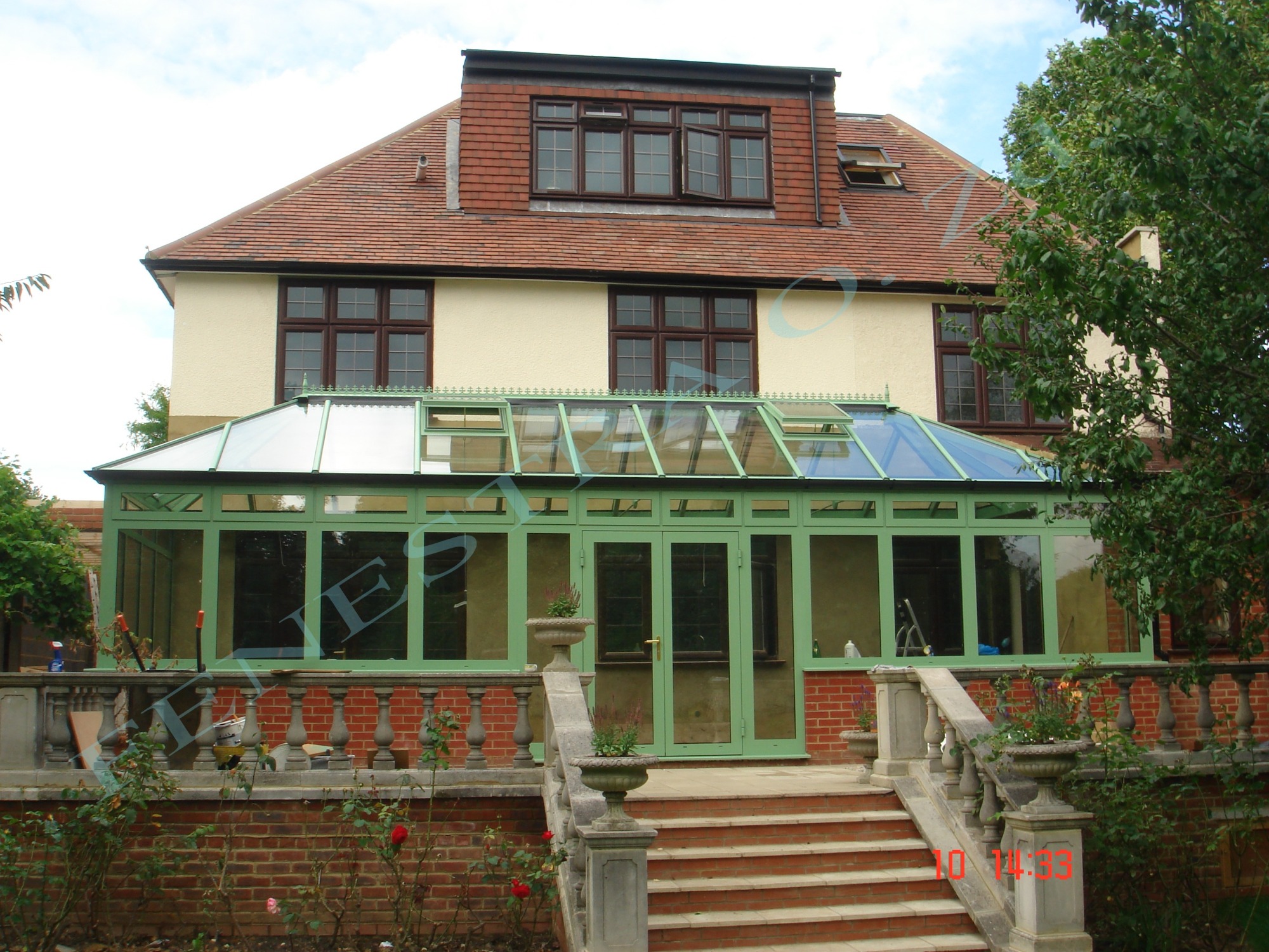 Ogród zimowy, aluminium