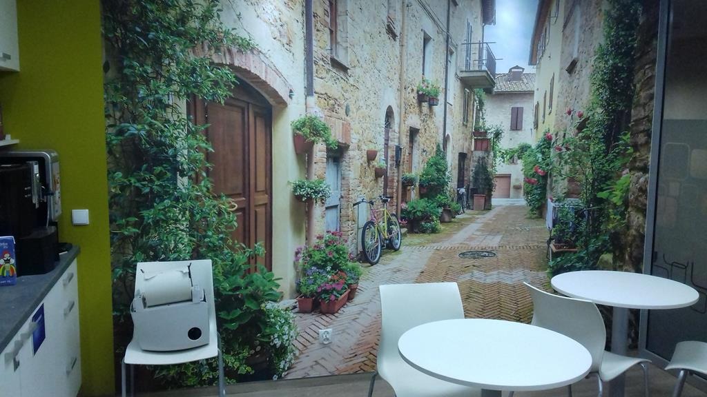 IBM Gdańsk Fototapet w stołówce