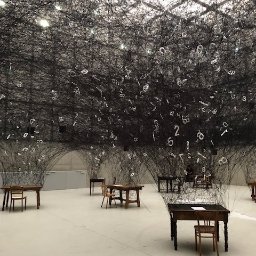 Współudział przy tworzeniu wystawy - Counting Memories-Chiharu Shiota-w-Muzeum-Śląskim