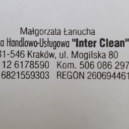 Małgorzata Łanucha Firma Handlowo-Usługowa "Inter Clean" - Wynajem Samochodów Kraków