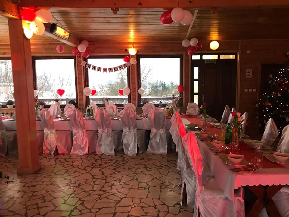 Impreza weselna w zimie