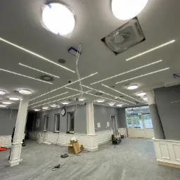 Wykonanie przez nas Sufity Led na Dworcu Kolejowy Władysławowo