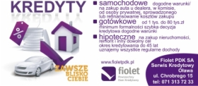 Kredyty Gotówkowe,Samochodowe,Hipoteczne