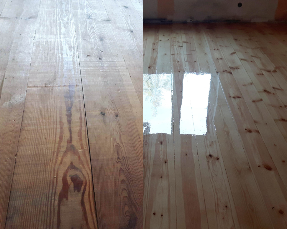 Cyklinowanie starych desek