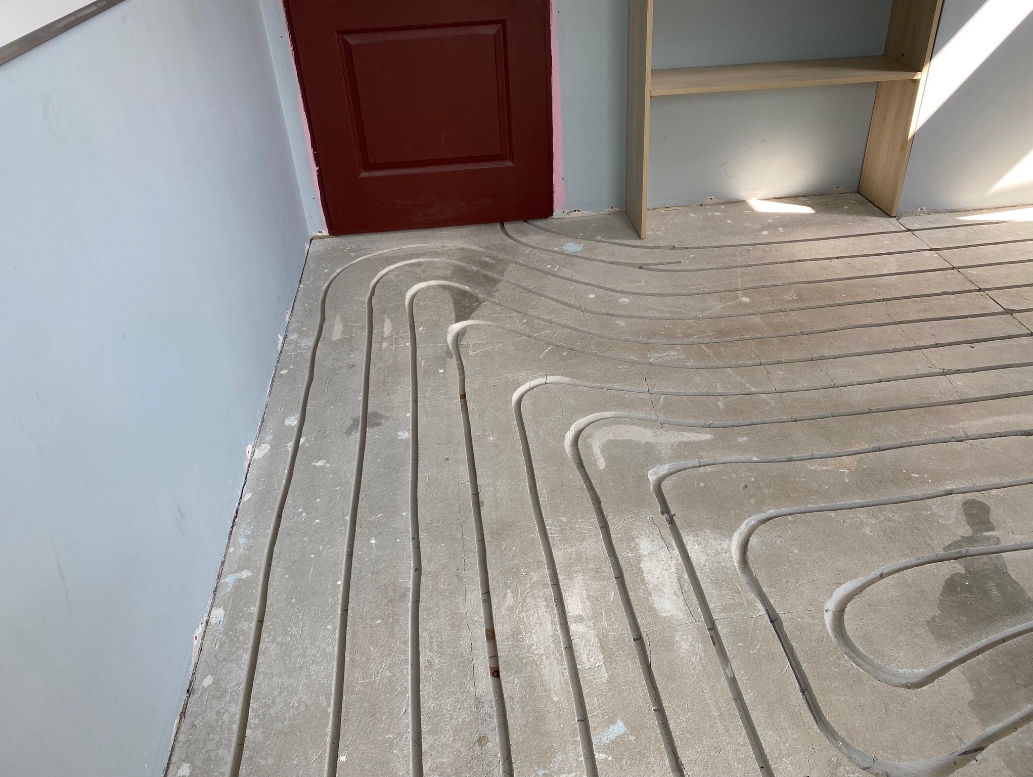 Frezowanie posadzki pod ogrzewanie podłogowe