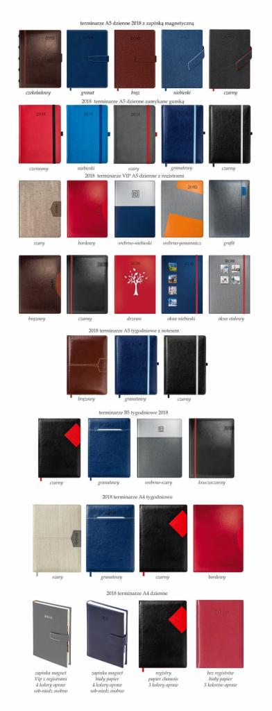 terminarze książkowe 2018