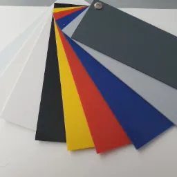 Kolory twardego PVC w połysku