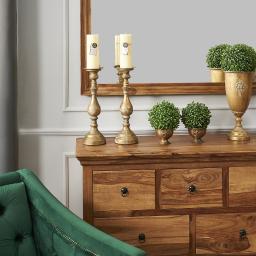 Greywood - Komoda z litego drewna 120 cm