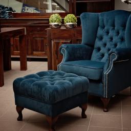meble tapicerowane Chesterfield