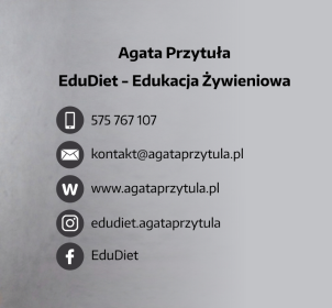 EDUKACJA ŻYWIENIOWA EduDiet - AGATA PRZYTUŁA - Dietetyk Lublin