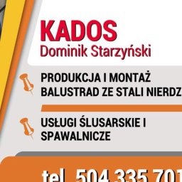 KADOS - Balustrady Tarasowe Nowy kiełbów