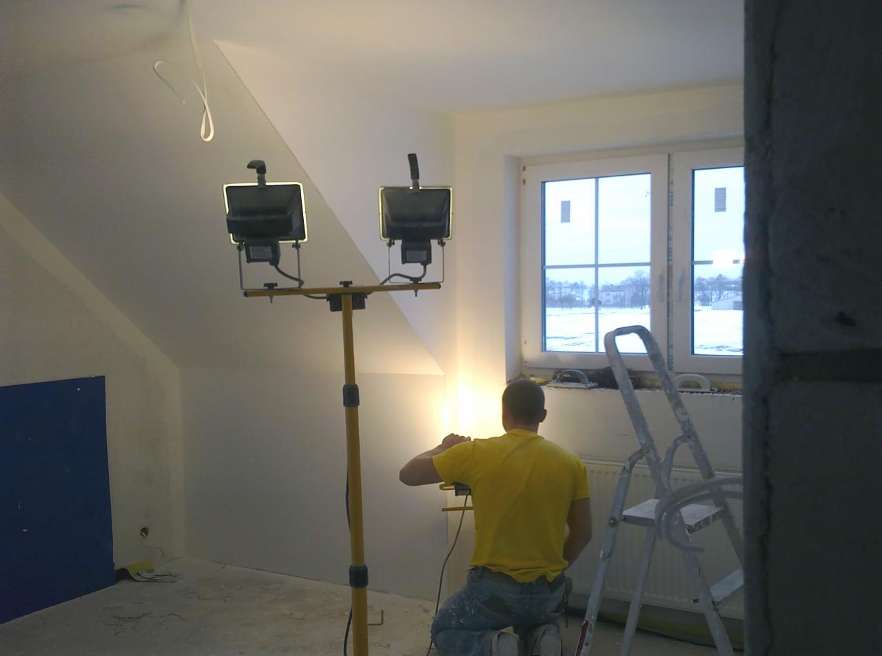 Docieplenia Poddaszy Lublin, Zabudowy z G-K, ,Malowanie , Gładz