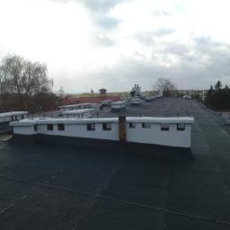 Dach Szkoły w trakcie remontu