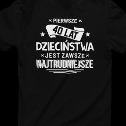 Aradena.pl - Koszulki na 40 urodziny męskie